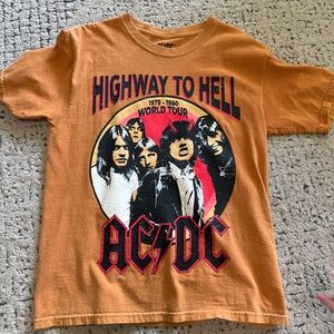 AC/DC Kids Brown Highway to Hell T-Shirt